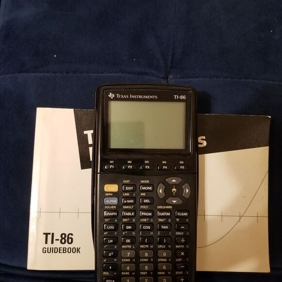 Texas Instruments TI 86 Black Graphing Calculator - Picture 8 of 8